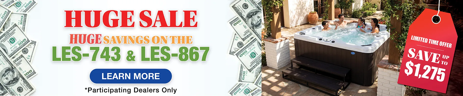 Calspas hot tub being used in a family setting - Fort McMurray